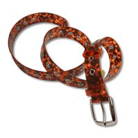 Image 1 of 'Fury’ PVC Belt [TIGER ORANGE]