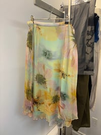 Image 1 of silk floral midi