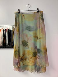 Image 2 of silk floral midi