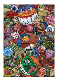 Mad Balls Toybox A2 Print