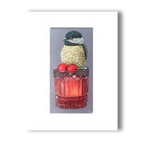 REPRODUCTION-"Cherry Old Fashioned (chickadee)"