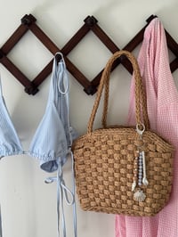 Image 1 of Neutral Shell & Fish Bag Charm