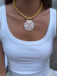 Image 2 of Pink Lemonade Shell Necklace 