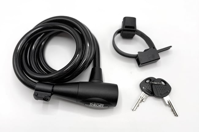 THEORY COIL KEY LOCK 150MM LONG