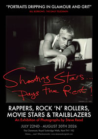 Image 2 of 'SHOOTING STARS PAYS THE RENT' Limited edition show poster
