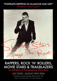 Image 3 of 'SHOOTING STARS PAYS THE RENT' Limited edition show poster