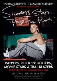 Image 7 of 'SHOOTING STARS PAYS THE RENT' Limited edition show poster