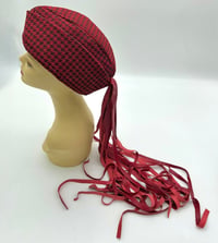 Image 2 of Red Houndstooth Garrison Cap