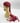 Red Houndstooth Garrison Cap