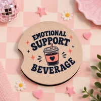 Image 1 of Emotional Support Beverage Car Coaster