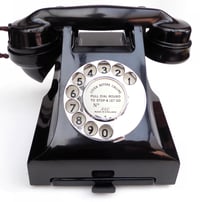Image 1 of GEC 332 Bakelite Telephone - all domestic VoIP services. BT Digital Voice, EE, Sky etc.
