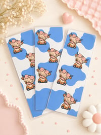 Miss Highland Cow BookMark