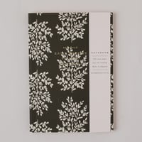 Image 1 of Khaki Botanical Lined Journal | Lay Flat Foiled A5 Notebook 