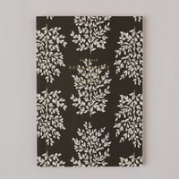 Image 5 of Khaki Botanical Lined Journal | Lay Flat Foiled A5 Notebook 