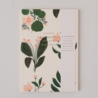 Image 1 of Pink Floral Botanical Lined Journal | Lay Flat Foiled A5 Notebook 