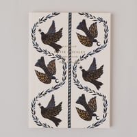 Image 5 of Dove Floral Botanical Lined Journal | Lay Flat Foiled A5 Notebook 