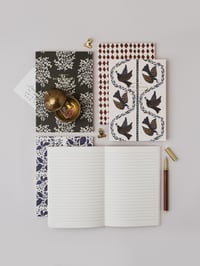 Image 3 of Dove Floral Botanical Lined Journal | Lay Flat Foiled A5 Notebook 