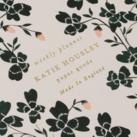 Image 2 of Clover Botanical Weekly Planner Lay Flat Foiled A5 Organiser