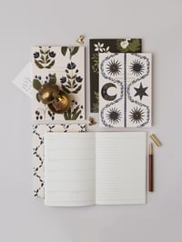 Image 4 of Blue Diamond Botanical Weekly Planner Lay Flat Foiled A5 Organiser