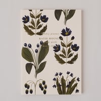 Image 4 of Blue Flower Botanical Weekly Planner Lay Flat Foiled A5 Organiser