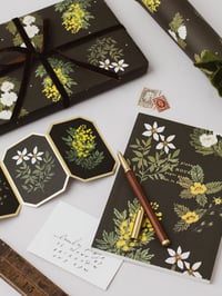 Image 7 of Khaki Flower Botanical Weekly Planner Lay Flat Foiled A5 Organiser