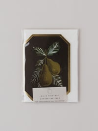 Image 3 of KHAKI FRUIT CONCERTINA BOTANICAL DIE CUT MINI CARD 
