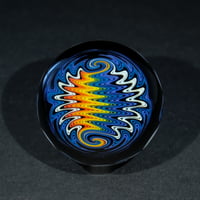Image 1 of Rainbow Thunderbolt Murrini Marble