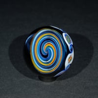Image 2 of Rainbow Spiral Murrini Marble