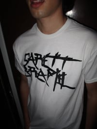 Image 2 of Garett Caramel Logo Tee (White)