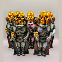 Image 1 of METALLIC GEMSTONE GOLD SKULL 