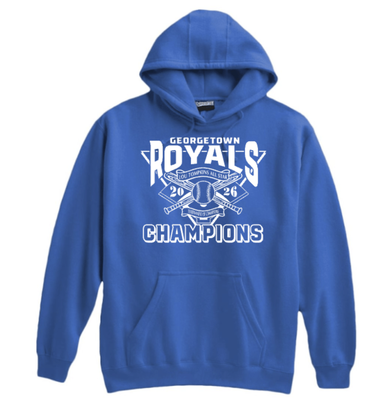 Image of  Official GTWN TOC Champs '26 ROYAL BLUE Hoodie!