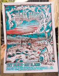 Image 2 of James Taylor and his All-Star Band- May 16, 2025- Artwork by Caitlin Mattisson