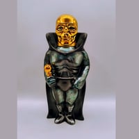 Image 2 of METALLIC GEMSTONE GOLD SKULL 