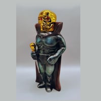 Image 4 of METALLIC GEMSTONE GOLD SKULL 