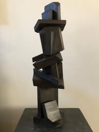 Image 3 of brutalist sculpture (wood)