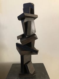 Image 1 of brutalist sculpture (wood)