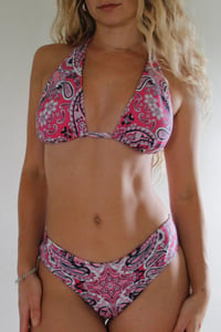 Image 3 of ♲ Summer of Love Cotton Bikini Set  - L Top / M Bottom