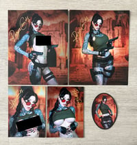 Image 1 of LARA CROFT print&sticker BUNDLE