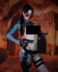 Image 2 of LARA CROFT 8x10inch signed exclusive edition print