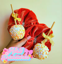 Candy corn candy apples