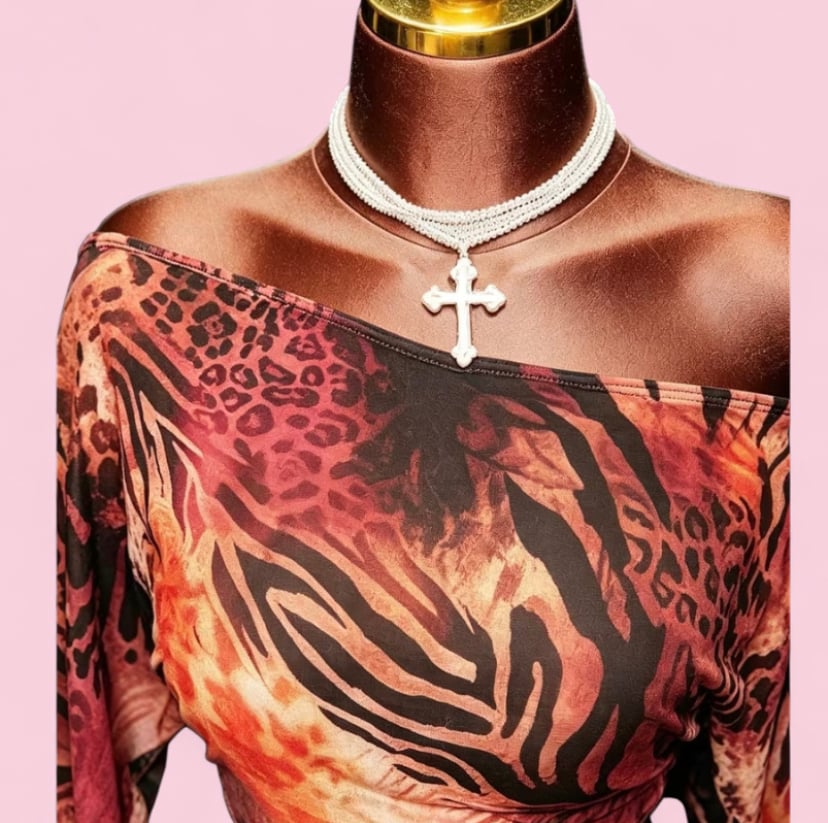 Image of Leopard and zebra print set 