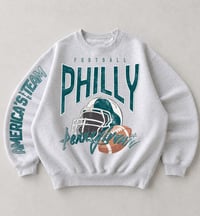 Image 1 of Philadelphia Football Retro Original Design Crewneck America's Team City of Brotherly Love