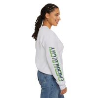 Image 3 of Seattle Football Crewneck Retro Emerald City Sweatshirt