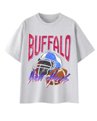 Image 3 of Retro Buffalo Football Acid Wash Crewneck Nickel City