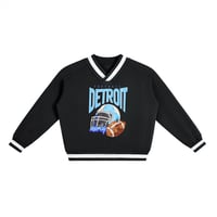 Image 4 of Detroit Football Vintage Varsity 100% Cotton Sweater Motor City