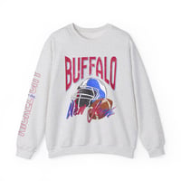 Image 4 of Buffalo Football Retro Original Design Crewneck Nickel City