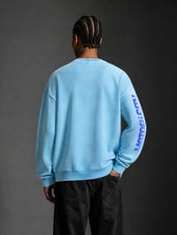 Image 5 of Retro Detroit Football Acid Wash Crewneck Motor City