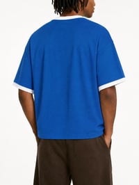 Image 5 of Buffalo Football Unisex Colour Block Vintage Tee, Retro Style in 100% Cotton