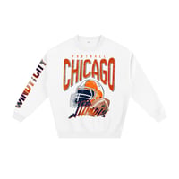 Image 5 of Chicago Football Retro Original Design Crewneck Windy City