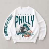 Image 5 of Philadelphia Football Retro Original Design Crewneck America's Team City of Brotherly Love